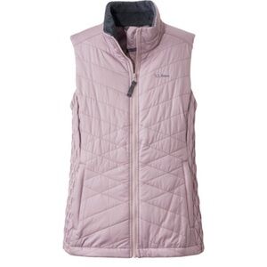 L.L. Bean Primaloft Quilted Puffer Vest Vintage Lavender Women’s  Medium Petite